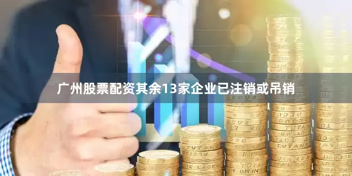 广州股票配资其余13家企业已注销或吊销